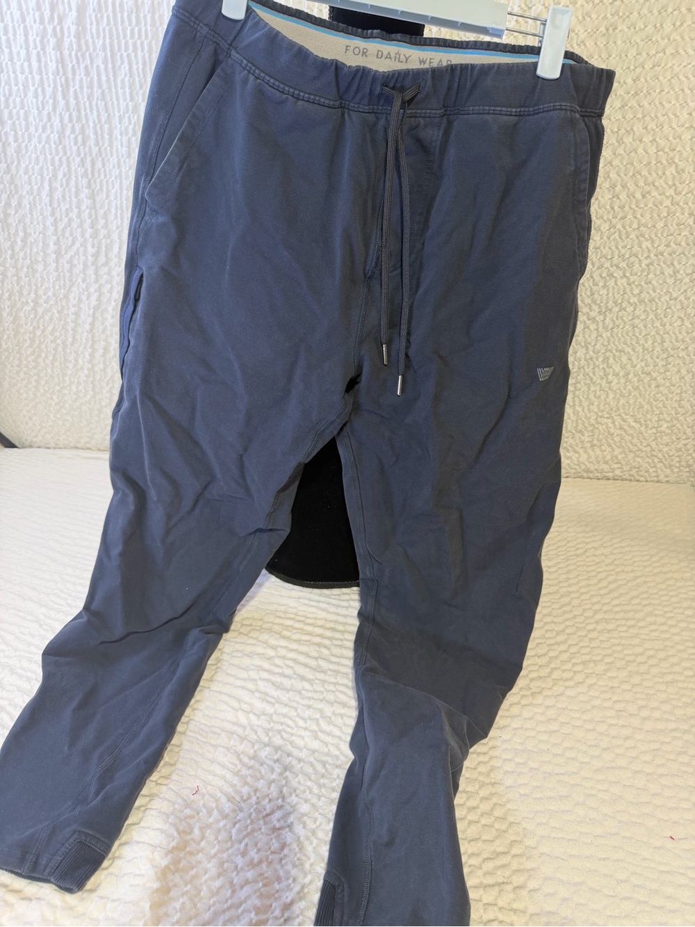 Mack Weldon Navy Drawstring Joggers